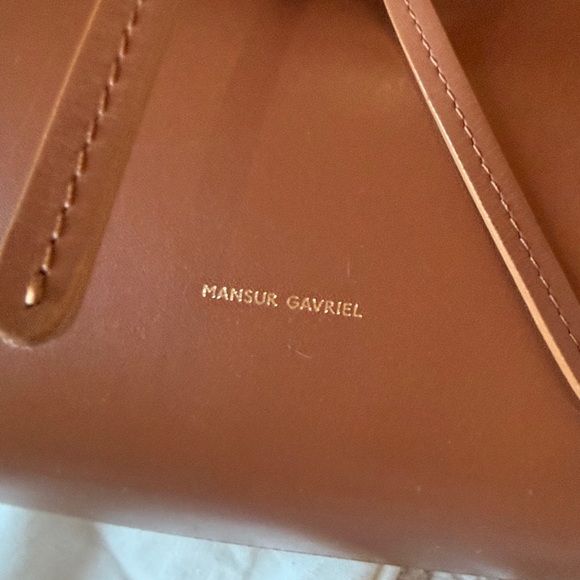 Mansur Gavriel Tan Leather Satchel - Picture 2 of 11